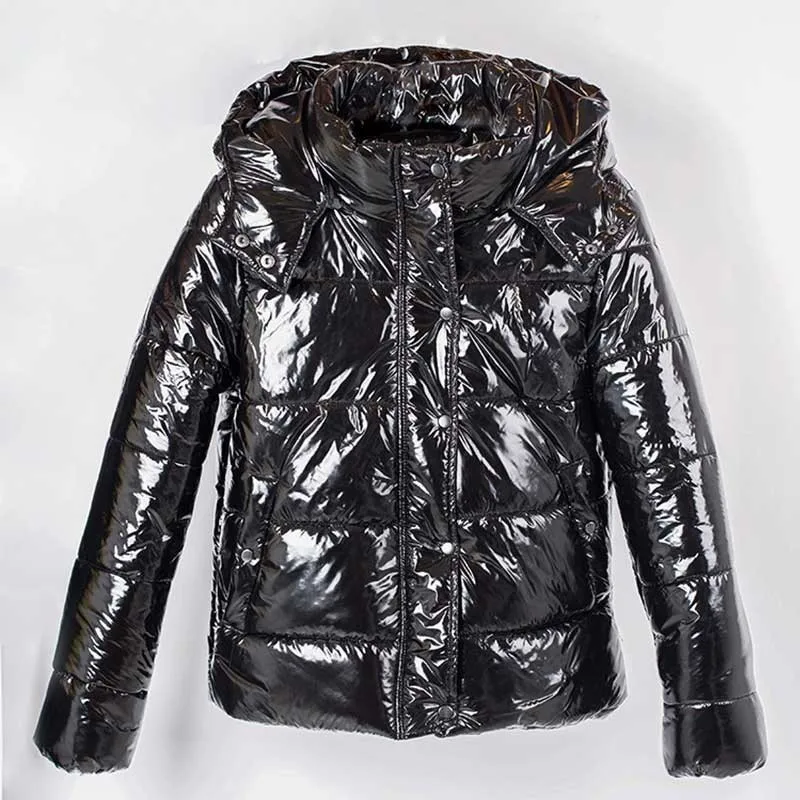 Winter New Jacket Women 2018 Black Warm Down Cotton Coat Parka Fashion Loose Bright Color Plus Size Female Padded Jackets Ls032