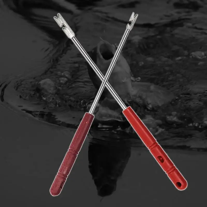 SEWS 2PCS портативная быстроходная Рыболовная Снасть с крюком Detacher из нержавеющей