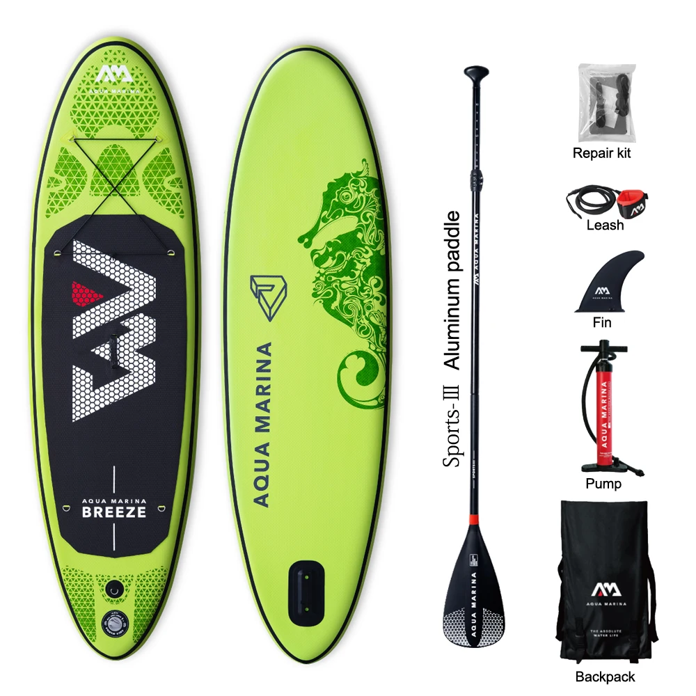 Надувная SUP доска Aqua marina Breeze 10 футов надувная для весла серфинга|Серфинг| |