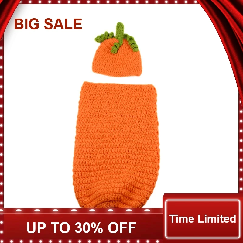 

Hand-woven Wool Sleeping Bag The Baby Photography cap Studio Outfit Boy Cute Clothes