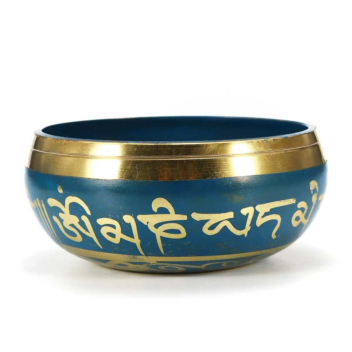 Singing Bowl Chakra Meditation 8.5cm Tibetan Buddhism Yoga Healing Relaxation Low Frequency Sound Deep into Body Core For | Дом и сад