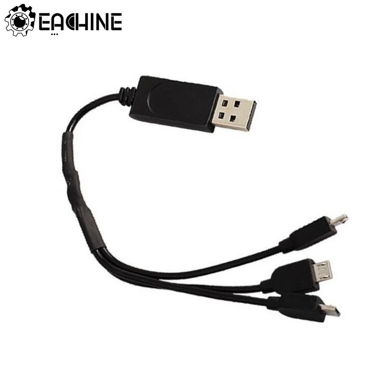 Зарядное устройство для батарей 1 3 USB 7 В зарядный кабель квадрокоптера с