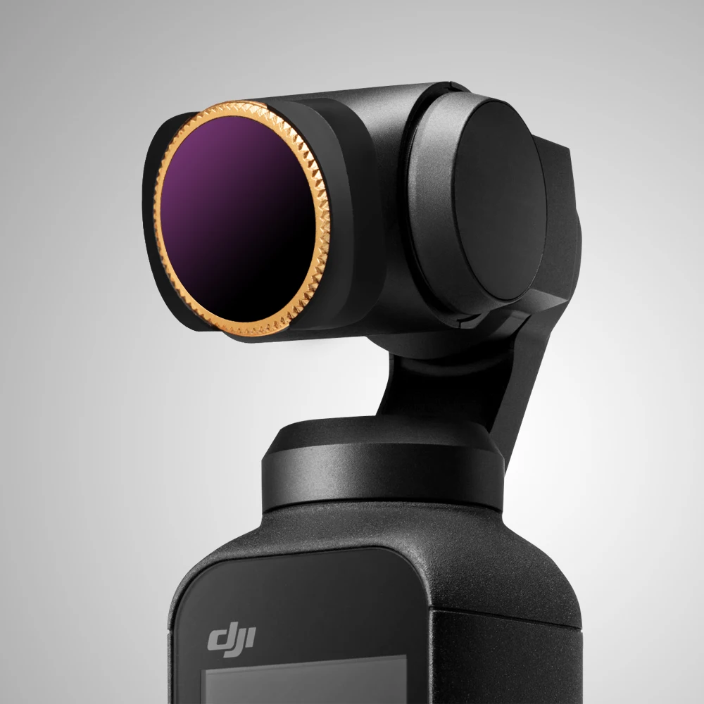 Adjustable CPL+ND8+ND16 or MCUV+CPL+ND4+ND8+ND16+ND32 Filter set Lens for DJI OSMO POCKET Gimbal Camera |