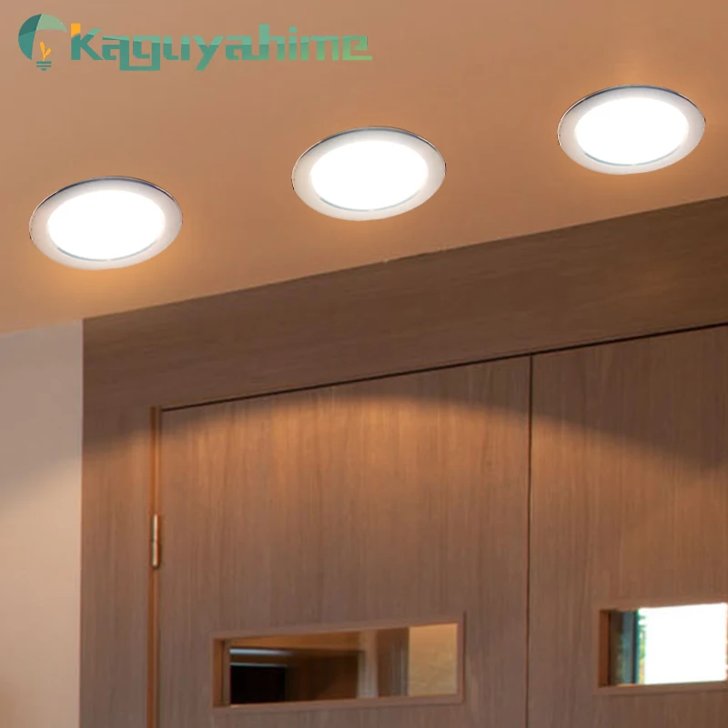 Kaguyahime 3W 5W 7W 9W 15W светодиодные светильники Алюминий Spotlight 220V Ультра тонкий Гостиная