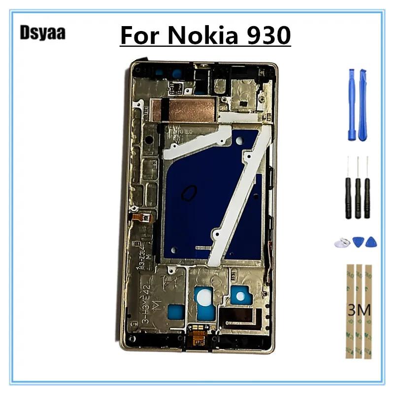 5 0 дюйма для Nokia Lumia 930 средняя рамка Передняя Корпус Крышка панель запасные