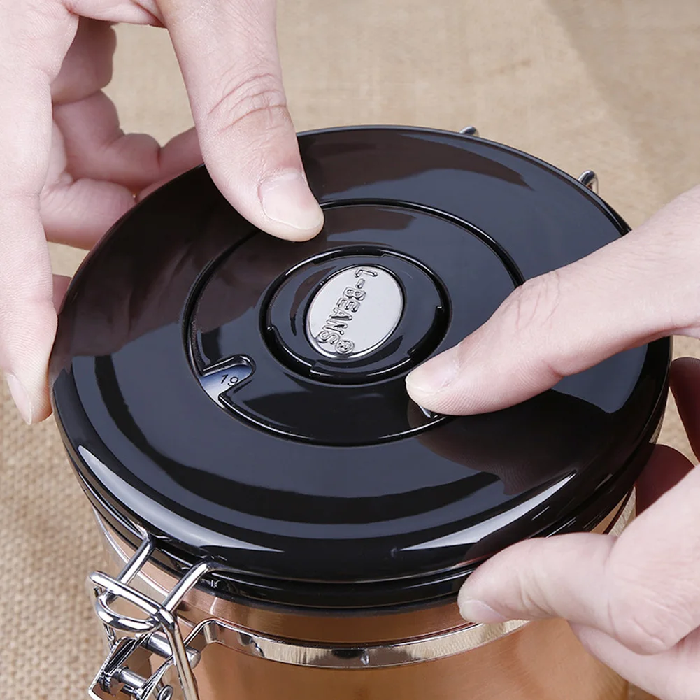 Нержавеющая сталь вытяжной клапан горшок банка еда домашний сахар вакуумная