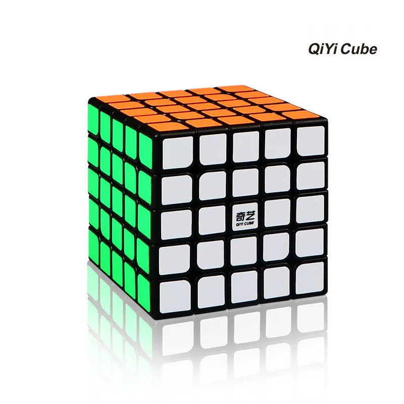 Нео Куб 5x5x5 Cubo Magico Qiyi Qizheng S волшебный куб 5x5 Stickerless Qizhengs кубический антистресс 62 мм