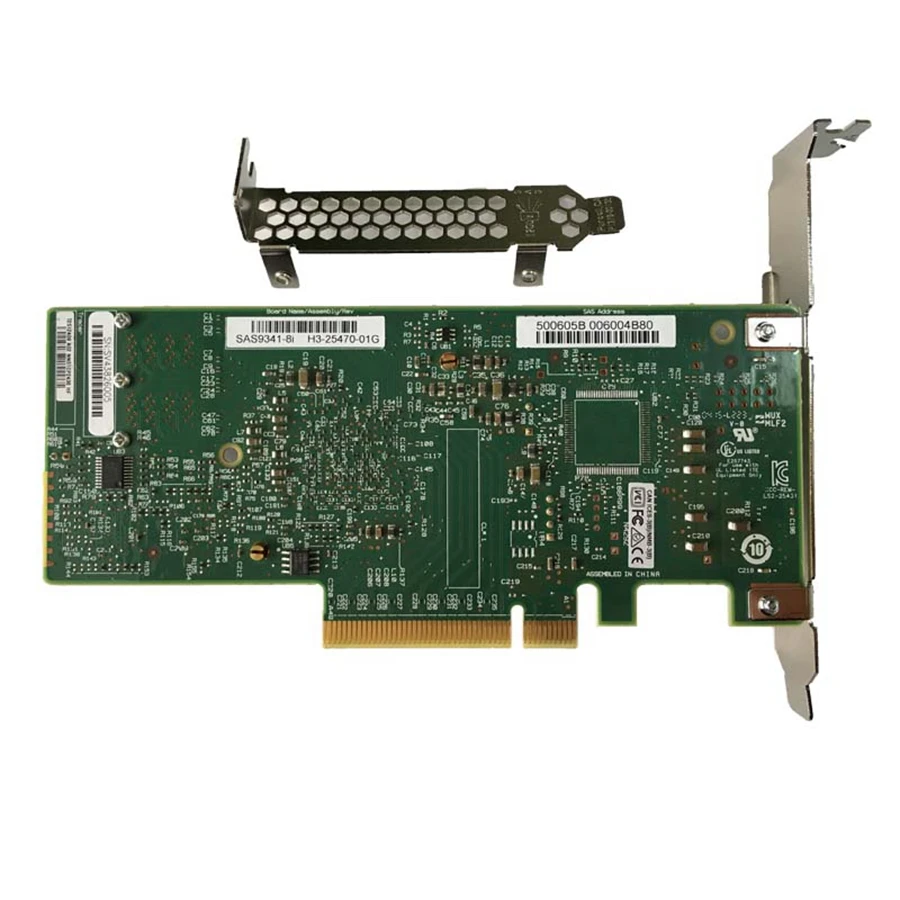 Eastforfuy Avago LSI 9341-8i 12Gb/s SAS/SATA Control Card PCIe3.0 X8 chipset 3008 Hostraid0/1/5/10 8port 2*8643  Компьютеры и