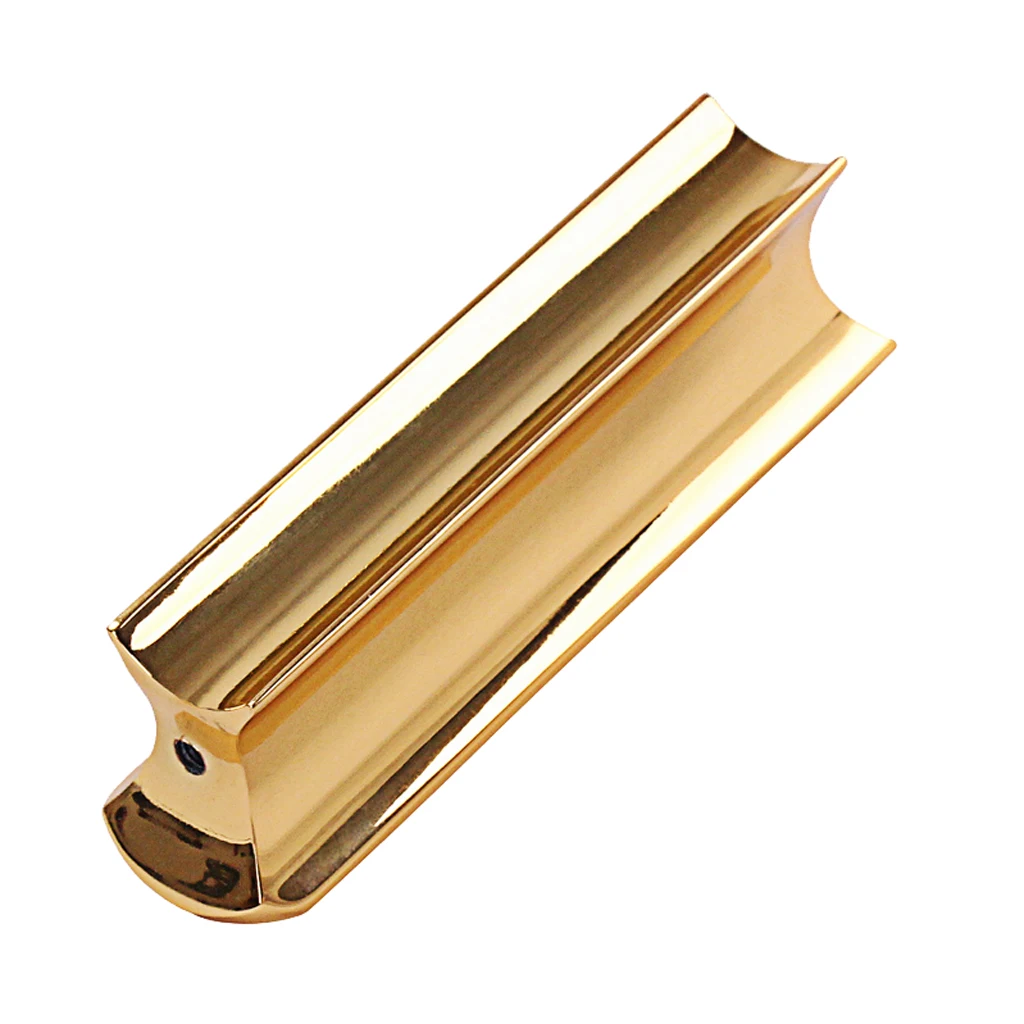 Золотая нержавеющая сталь Lap Slide Tone Bar Stick для гитары про игроков Гавайская