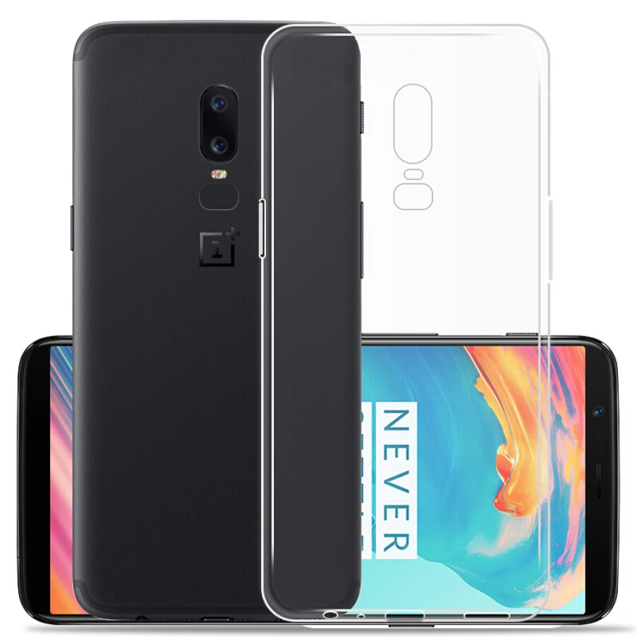 HD Transparent TPU Phone Back Cover Coque Skin Case for OnePlus 5T 3T Ultra Thin Crystal Silicon Oneplus 6T 6 5 3 |