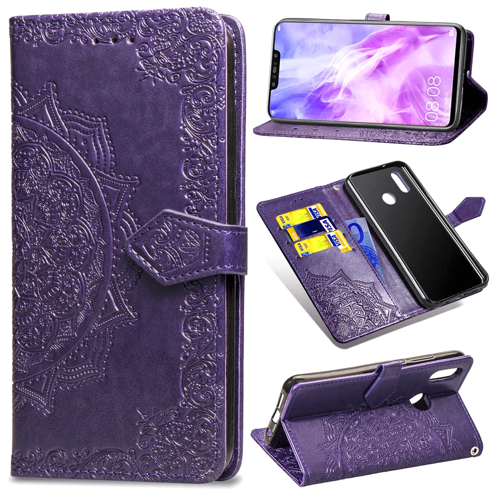 HKKAIS flip case For Huawei Nova 3 Bracket Drop-proof Storage Wallet cover | Мобильные телефоны и аксессуары