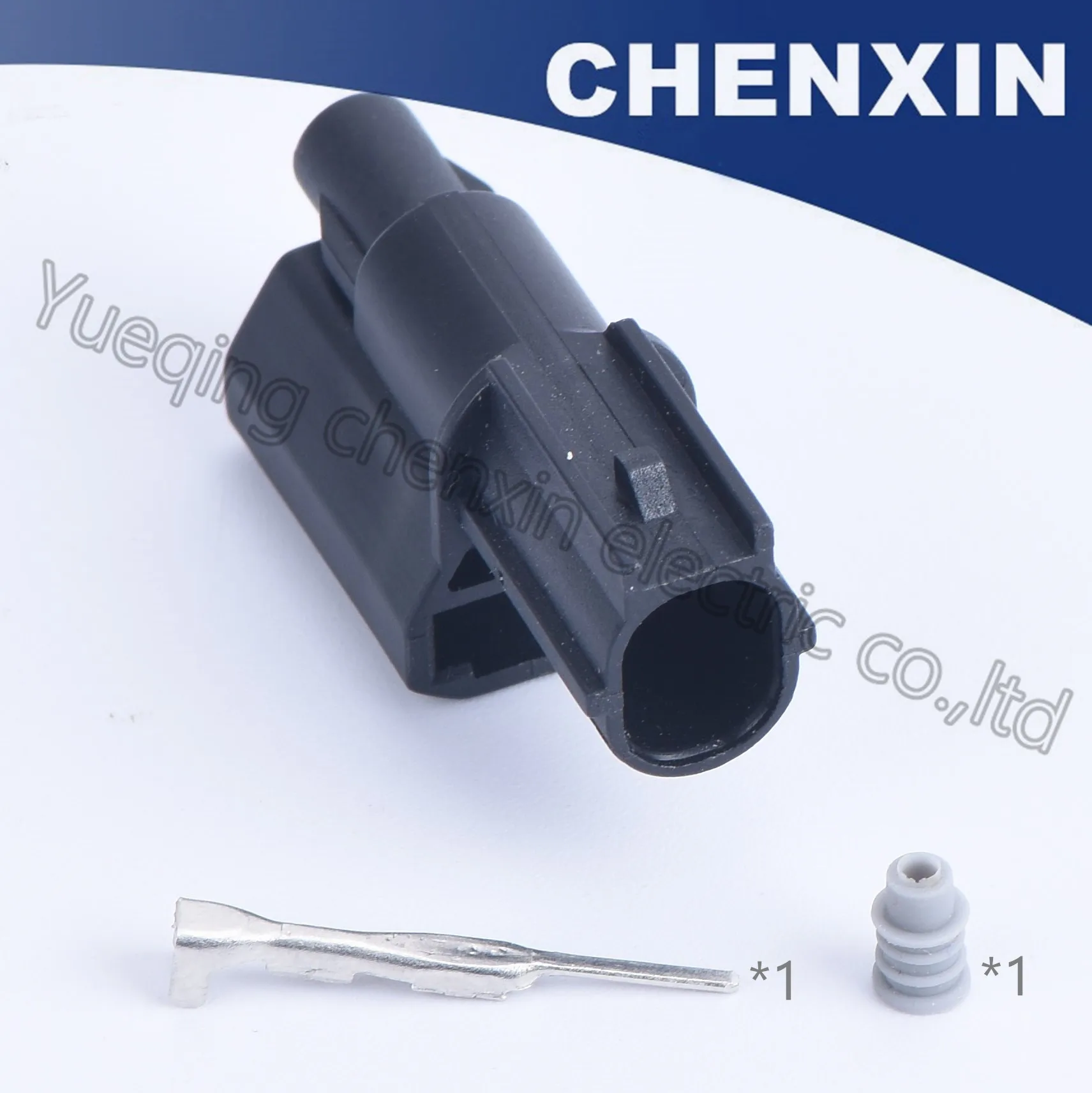 Черный 1 контактный водонепроницаемый автомобильный разъем (1 0) male 6188 0657
