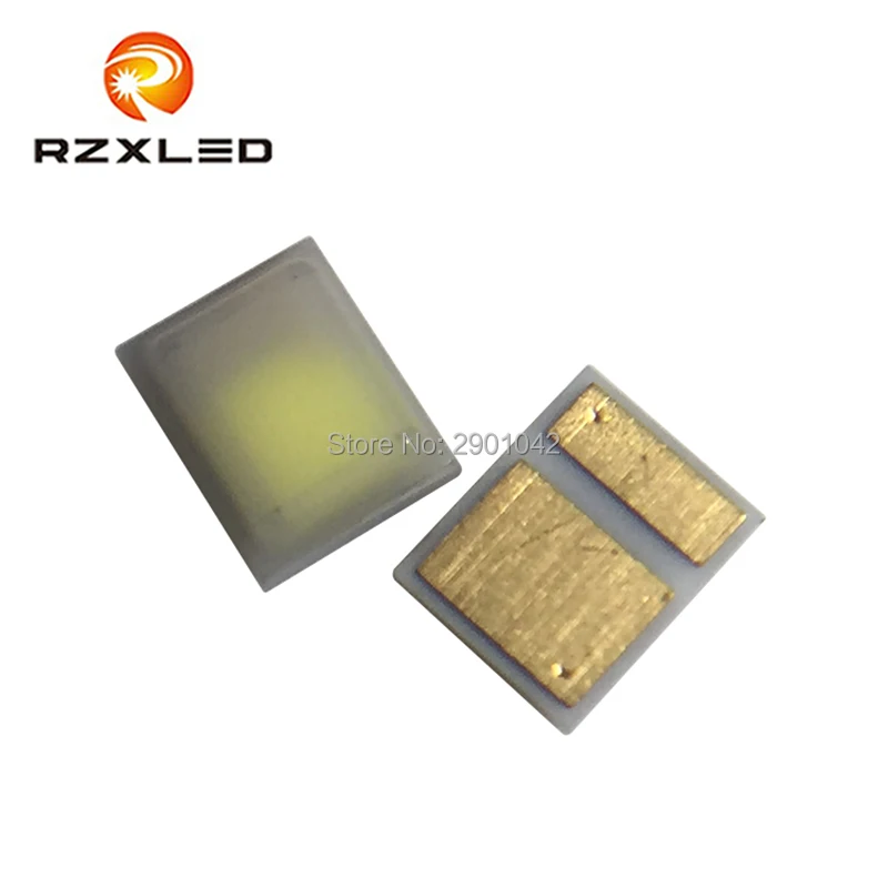 100 шт./лот LED керамические 1000MA 5 Вт ФОСФОРНЫЕ преобразованные Amber2300K белые 5000K