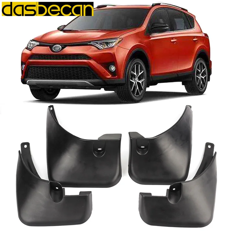 

Dasbecan Car Mud Mudguards For Toyota RAV 4 2016-2018 Car Fender Accessories Splash Guard Paneling