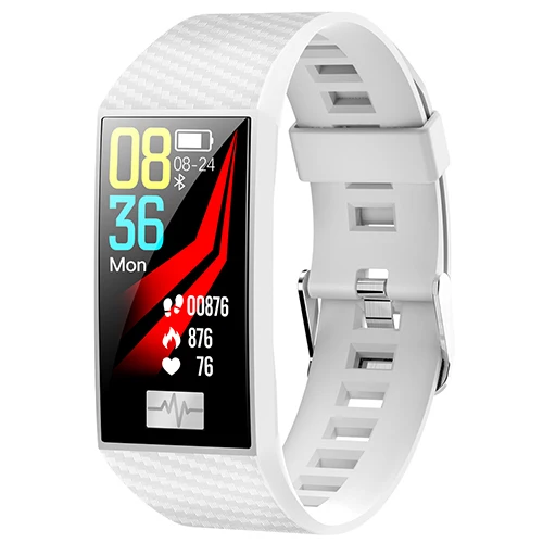 DT58 Водонепроницаемый Смарт Браслет IP68 ЭКГ Heart Rate крови Давление монитор IPS