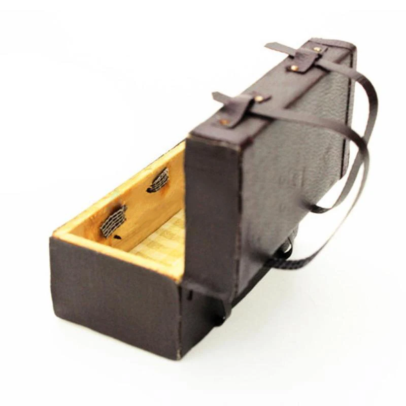 Модный кукольный домик багажная коробка 1:12 весы Миниатюрный мебельный комплект