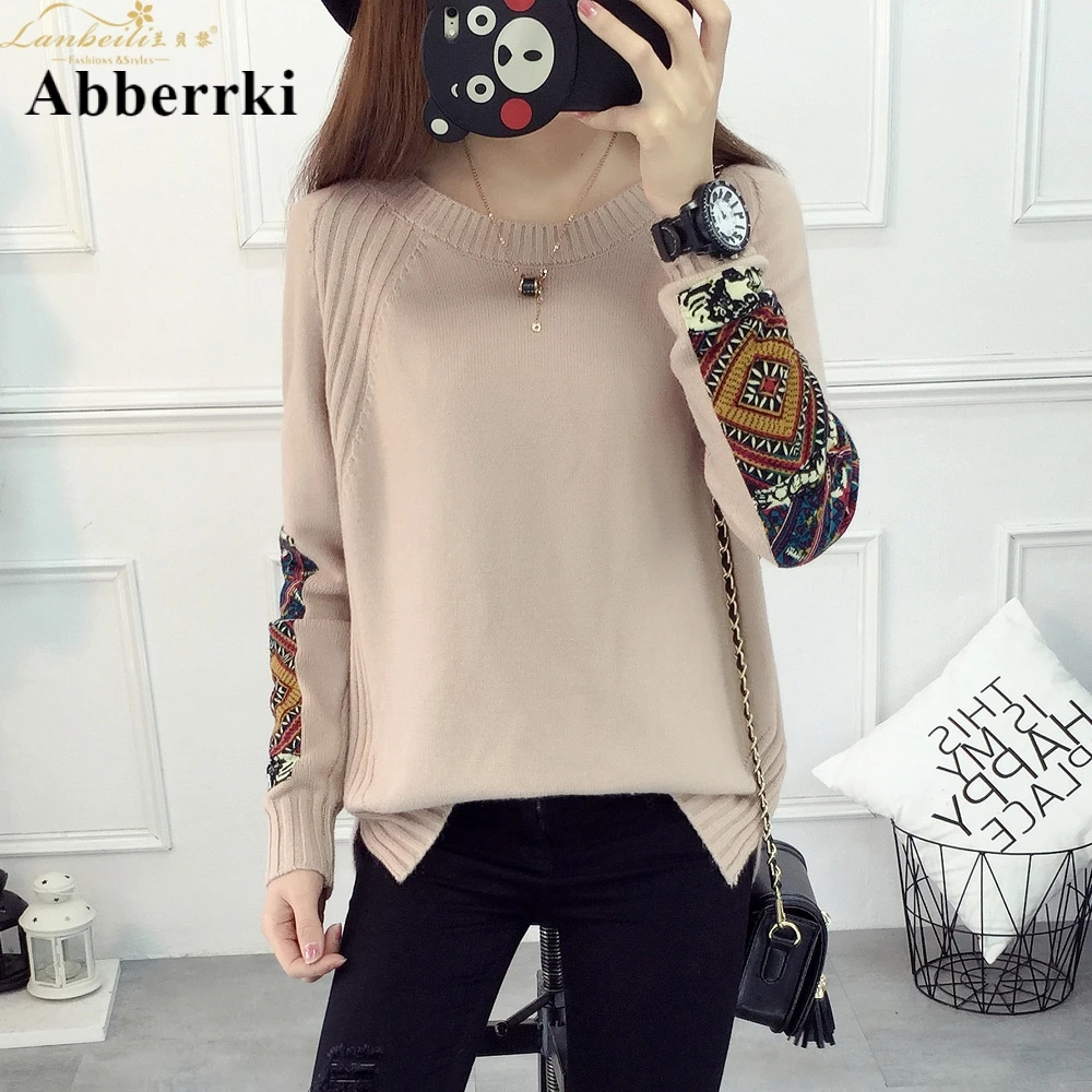 Autumn New Large Size S-3xXL Loose Pullover Sweater Women All-match Sweaters Winter Coat Fashion Female Tops Shirt | Женская одежда