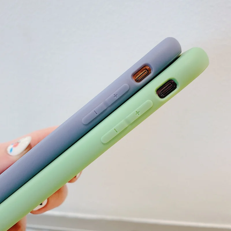 STROLLIFE New Fashion Candy Color Phone Case for IPhone XS Max XR Cute Smiling Face Cover 6 X 7 8 Plus Soft TPU Shell |