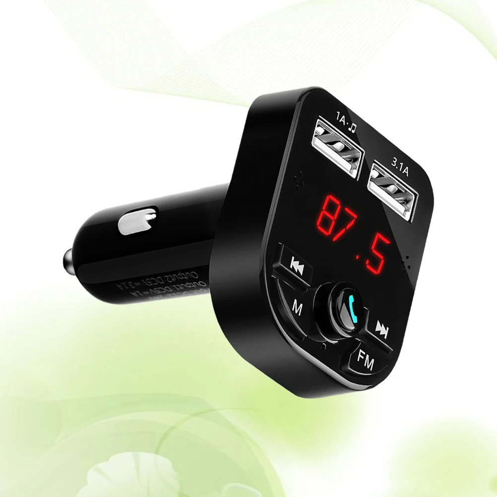 1 шт. fm плеер Bluetooth подключение USB медиаплеер аудио 2 порта адаптер зарядное