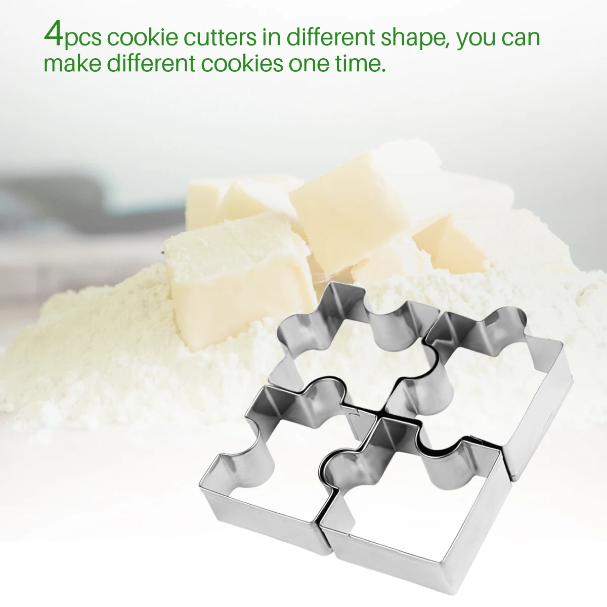 4 шт. форма для печенья в форме кошки из нержавеющей стали выпечки инструменты