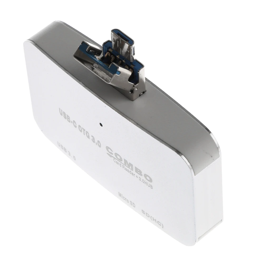 Dovewill USB3.0 Micro USB комбинированный концентратор кардридер с OTG для TF/SD ноутбука