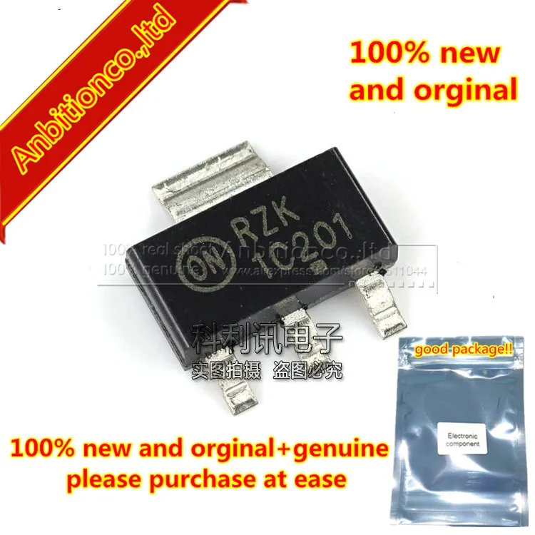 ТРАНЗИСТОР NSS1C201MZ4T1G 10 шт. 100% новый с шелковым экраном 1C201 100 в 2 0 А Низкий VCE(sat) NPN