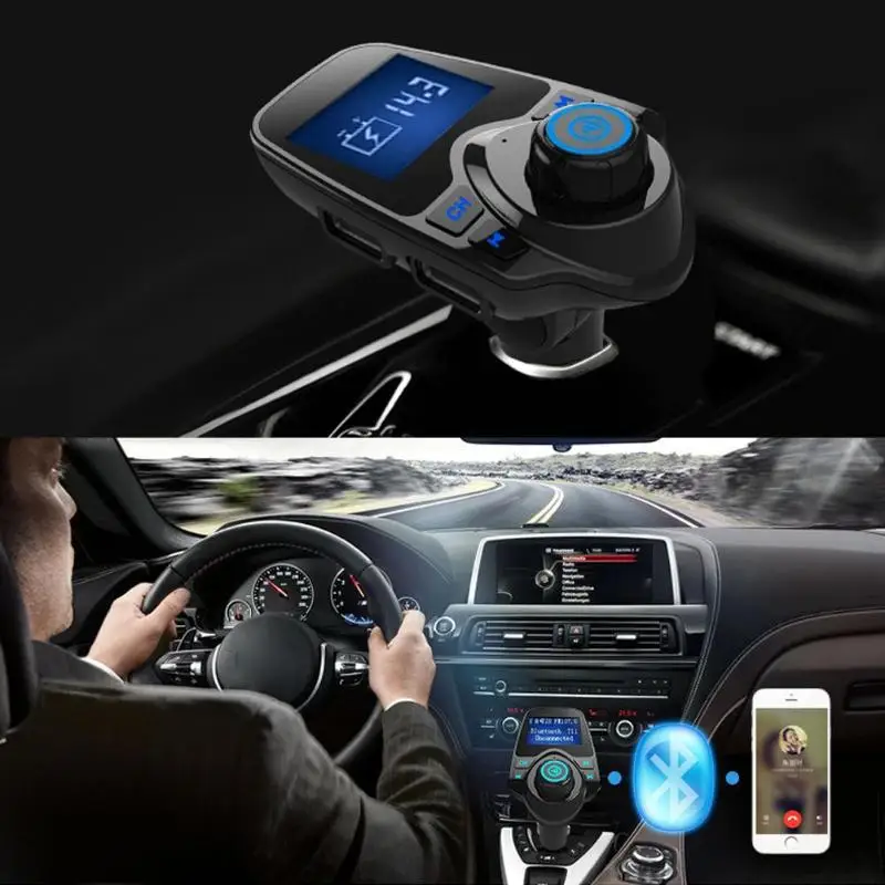 Многофункциональный 4 в 1 Bluetooth fm-передатчик с USB mp3-плеером флеш-накопители TF радио