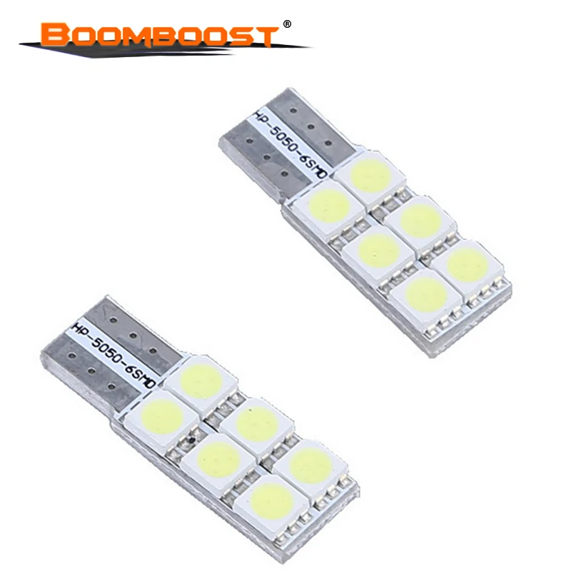 Супер яркие 2 шт./лот Вт 12 В LED 158 168 194 5050 6smd Светодиодные Автомобильные интерьерные
