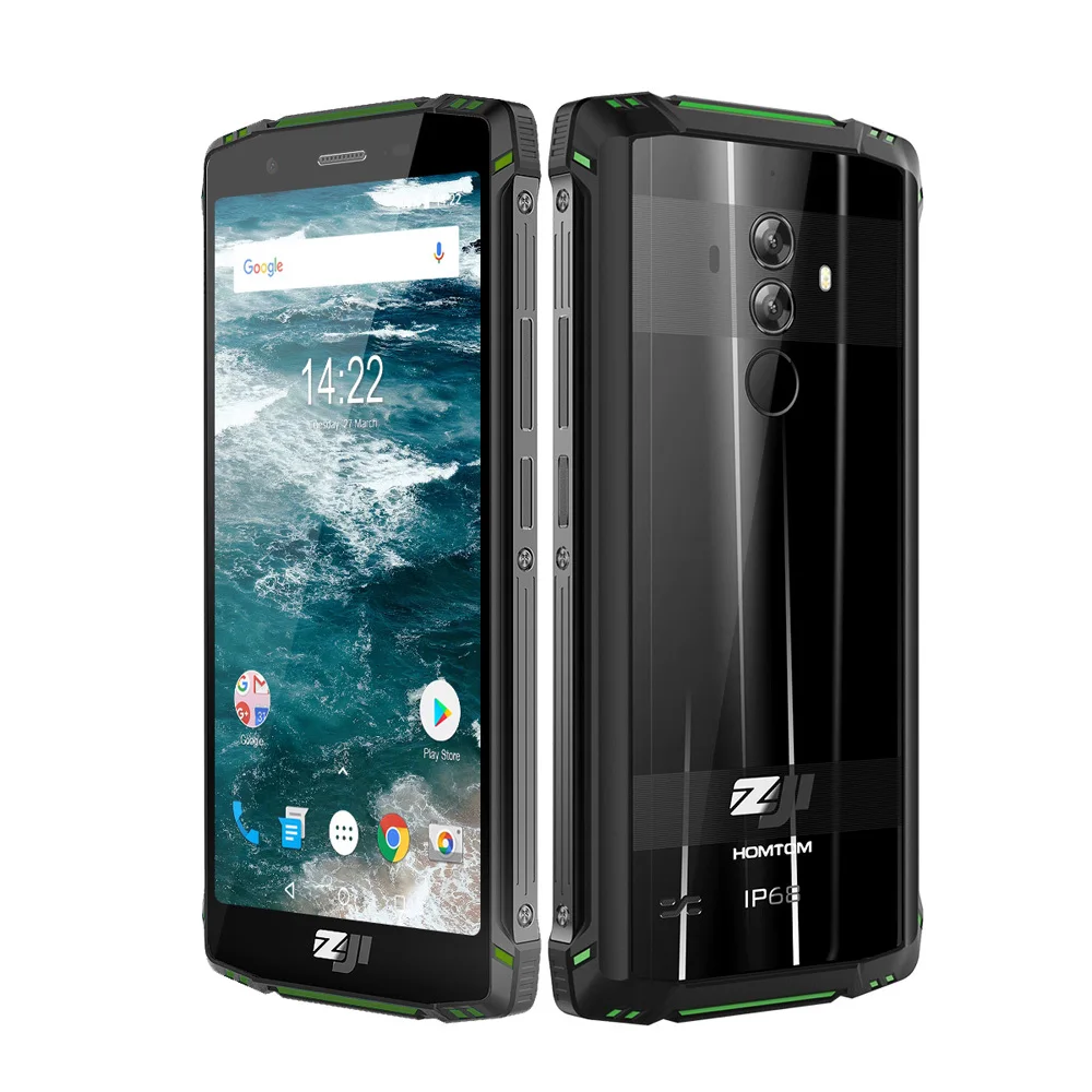 HOMTOM ZOJI Z9 IP68 Водонепроницаемый Helio P23 Android 8 1 восьмиядерный смартфон 5 7 &quot6 ГБ 64 Гб 5500