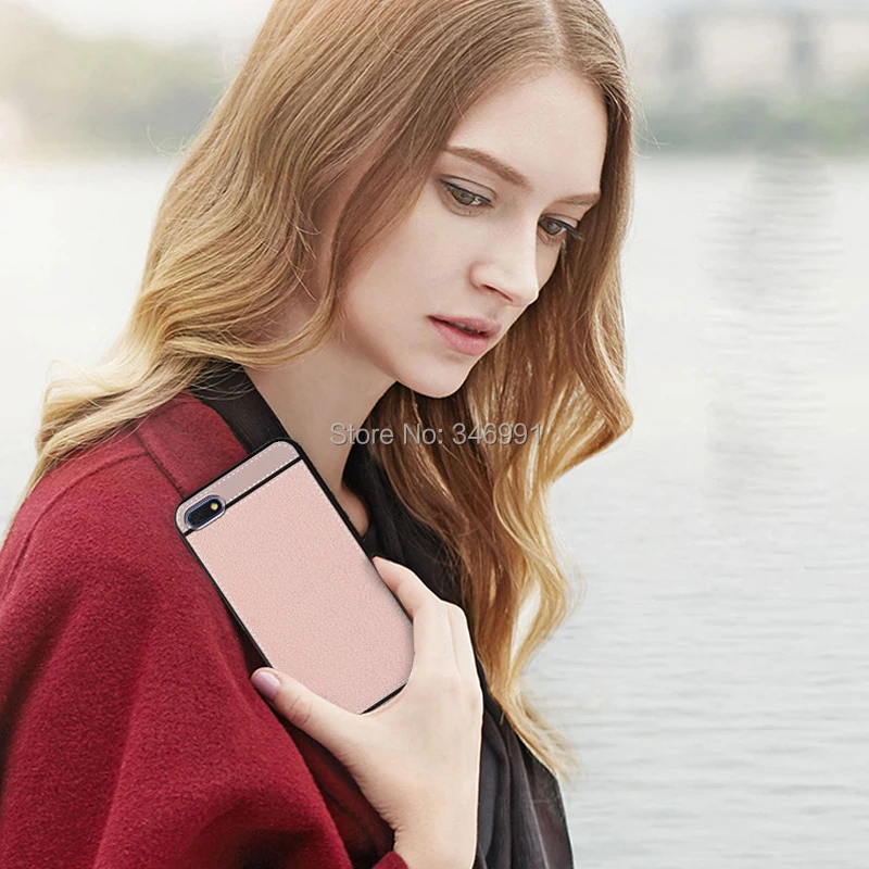 Кожаный чехол для Honor Play 7 Huawei honor 7S 5 45 дюйма мягкий черный силиконовый Роскошный |