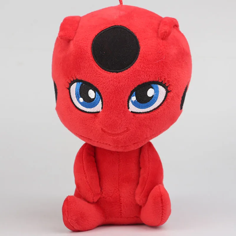 Kawaii 20 см Чудесное Божья коровка и кот Нуар мягкие игрушки леди ошибка Plagg Тикки