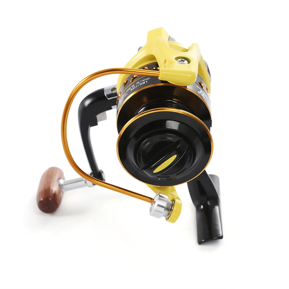 LIEYUWANG Full Metal Fishing Spinning Reel with Exchangeable Handle | Спорт и развлечения