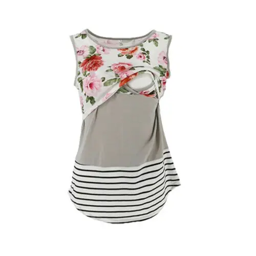 

Women Ladies Maternity Easy Breastfeeding Pregnancy c Tee Summer Top Cotton Clothes