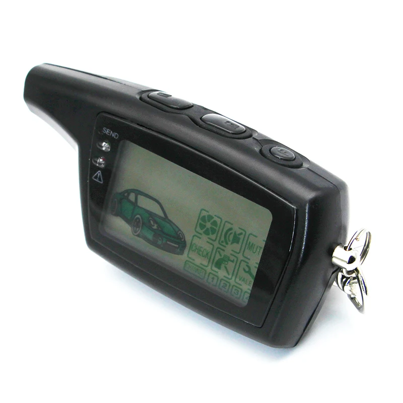 Russian version DXL3000 car remote for Pandora Lcd two way alarm system | Burglar Alarm