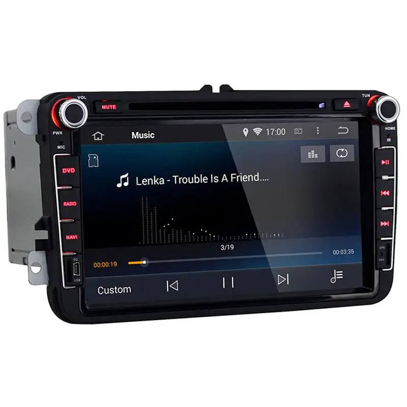 8 дюймов DVD плеер автомобиля для автомобиль volkswagen gps навигации Bluetooth радиоприемник
