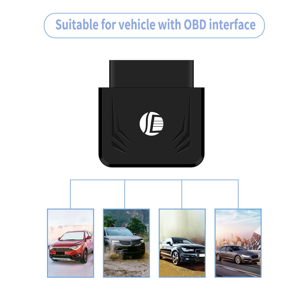 Автомобильный GPS-трекер Mini OBD II устройство слежения в режиме реального времени