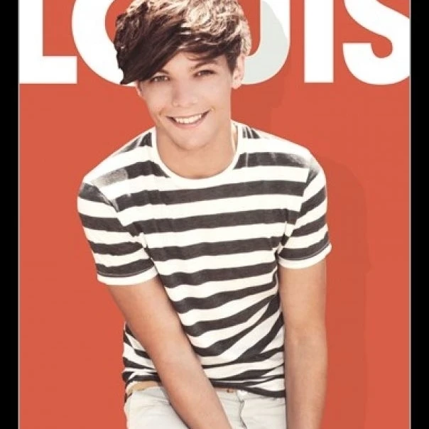 One Direction Луи Томлинсон ламинированный и Обрамленный плакат печать (24x36)|Таблички