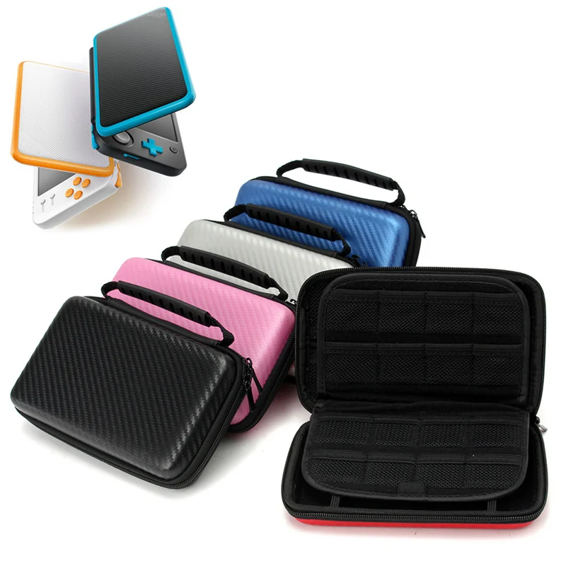 EVA Жесткий Чехол ручка для игрового плеера сумка Nintendo Новый 2DS LL/XL чехол из