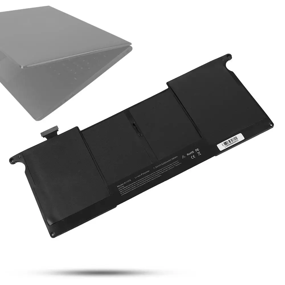 Большая емкость 5200MAH ноутбук батарея Замена батареи для Apple MacBook A1375|Аккумуляторы