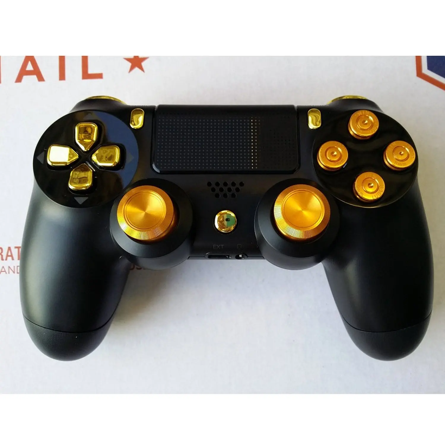 4pcs Replacement Aluminum Ball Buttons for PS3 / PS4 Controller - gold | Электроника