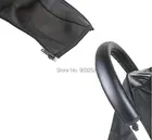 2 цвета искусственная кожа черный и коричневый цвета подлокотник для детской коляски ручка рукав крышка универсальная ручка пылезащитное покрытие