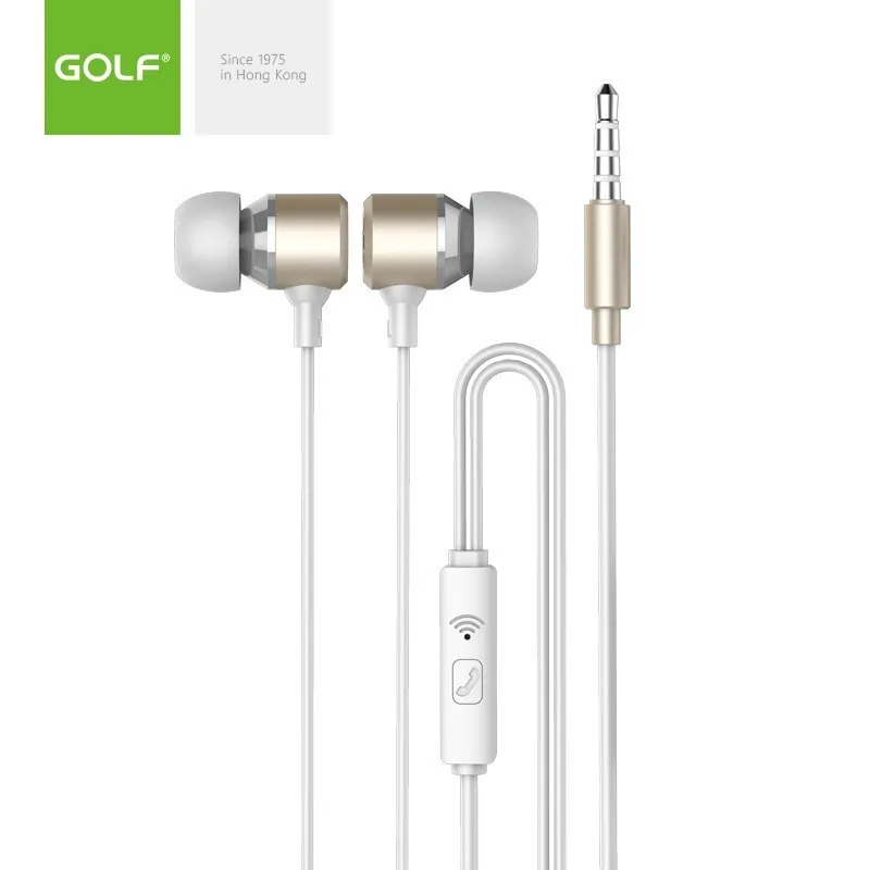 Гольф M20 проводные стерео наушники для Xiaomi huawei Бас Звук HiFi 0 35 мм с микрофоном