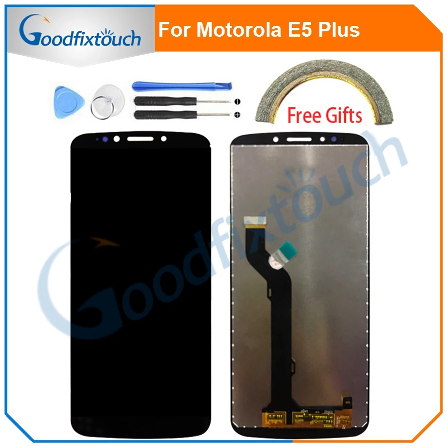 ЖК экран для Motorola E5 Plus дисплей + дигитайзер сенсорного экрана в сборе сенсорная