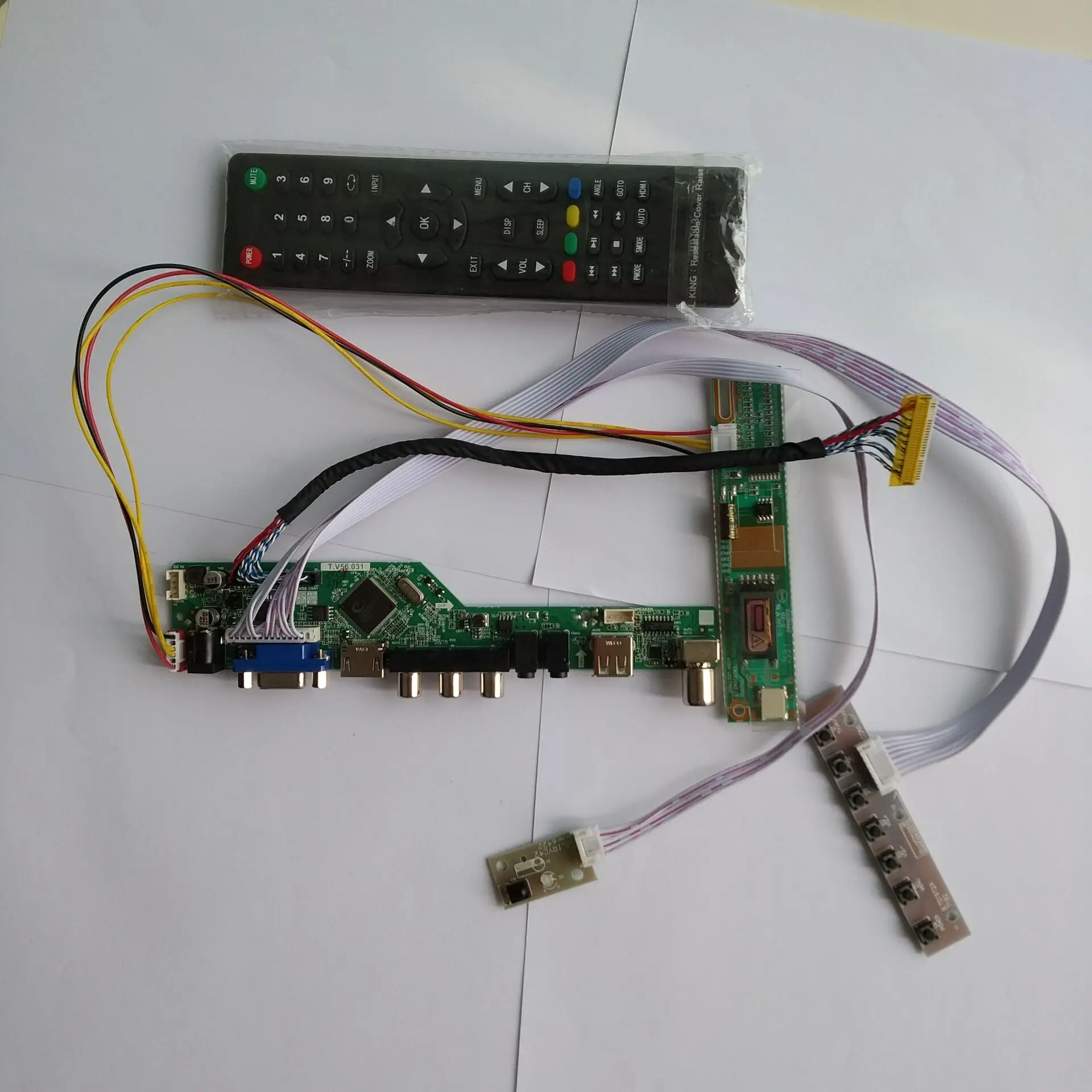 ТВ HDMI AV VGA USB ЖК светодиодный контроллер платы контроллера для LP154WX4(TL)(A3)/TLA4 1280X800 15 4