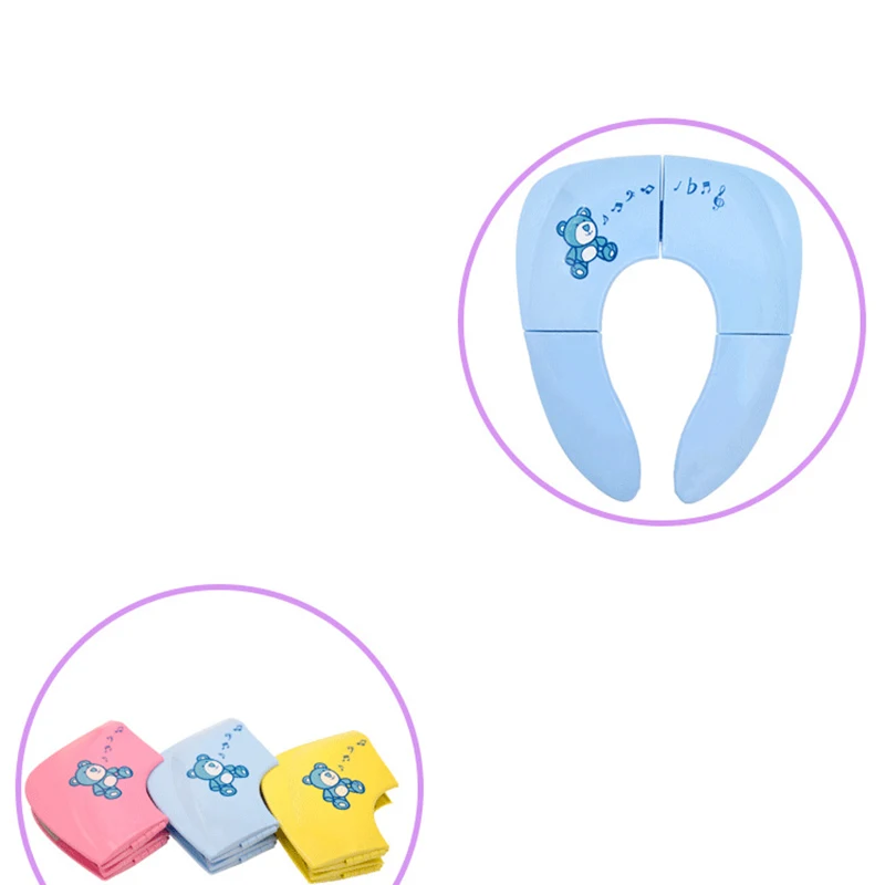 

Baby Travel Folding Potty Toilet Child Foldable Toilet Seat Child Auxiliary Toilet Portable Baby Toilet Male And Female Baby T