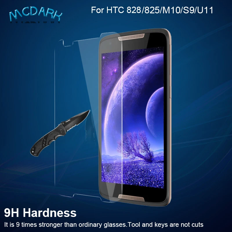 Для HTC Desire 828 825 Защитная пленка для переднего стекла One M10 S9 U11 Простая установка