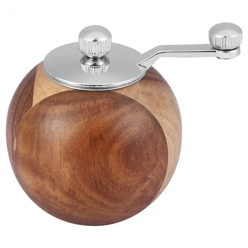 Wooden Grinder Natural Useful Manual Pepper Salt And Ball Shape Bottle Kitchen Tool New | Дом и сад