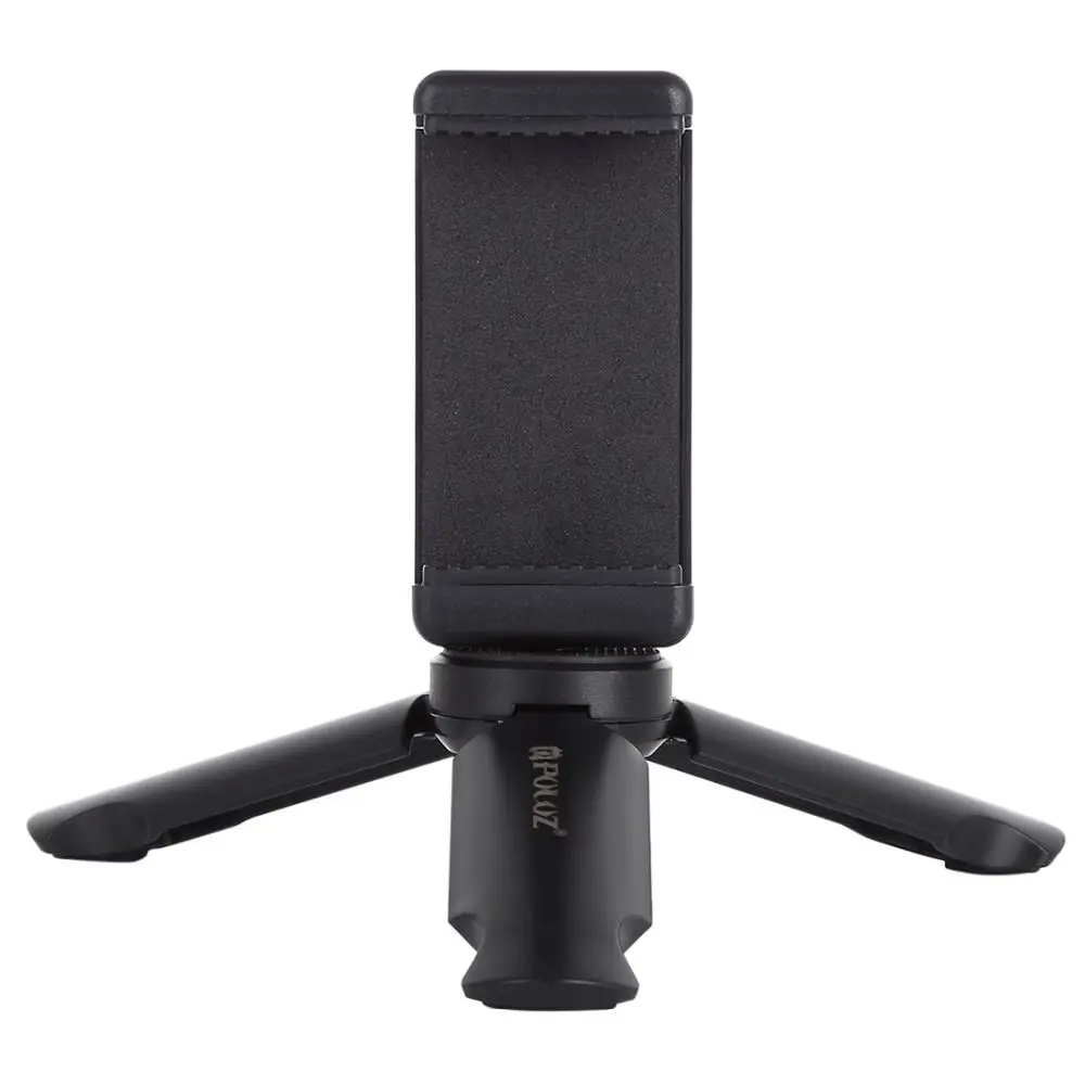 Top Deals PULUZ Mini Portable Folding Plastic Stand Tripod Tripode&ampUniversal Phone Clamp Bracket Smartphones Holder Clip for x |