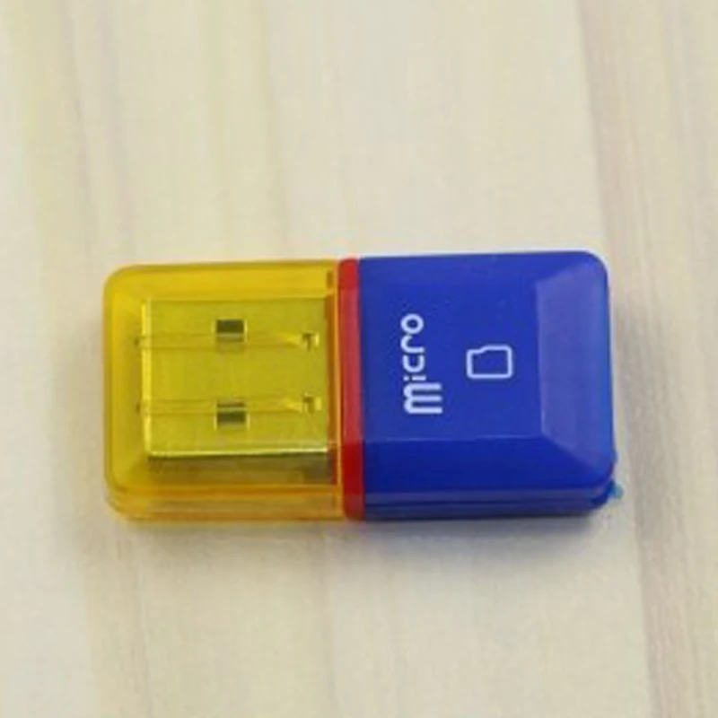 

1PCS Diamond USB 2.0 Hi-Speed Micro SD SDHC TF Card Reader Support 128MB-32GB