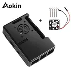 Чехол для Raspberry Pi 3B 3b plus, 4 защитного корпуса из АБС-пластика, съемный чехол с охлаждающим вентилятором для Raspberry Pi 3 B +32 B +